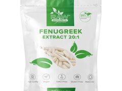 Fenugreek Extract 20:1 (50% Saponine) 65mg 90 Capsule, Raw Powders